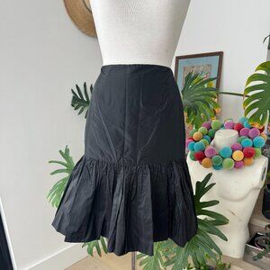 Rickie Freeman Teri Jon 100% Silk Black Skirt 4